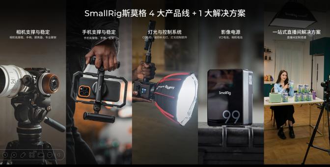 樂其創(chuàng)新SmallRig4大產(chǎn)品線+1大解決方案