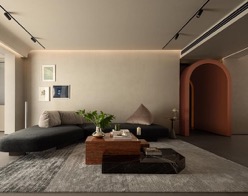 房间里的床和沙发低可信度描述已自动生成